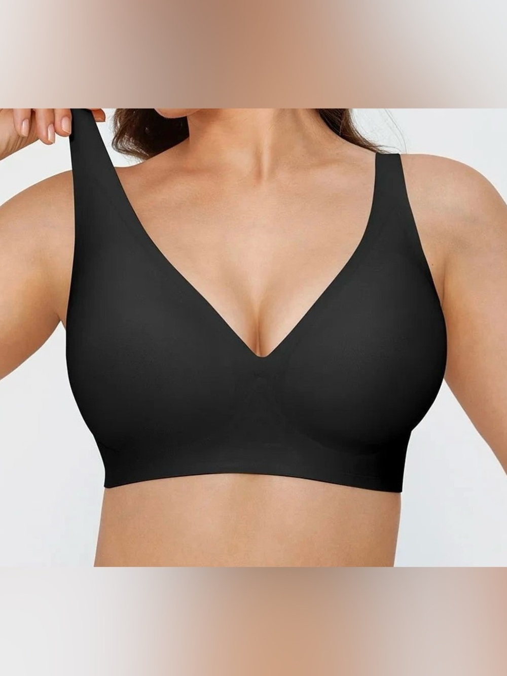 Popilush Seamless Wireless Jelly Comfort
Plunge Bra